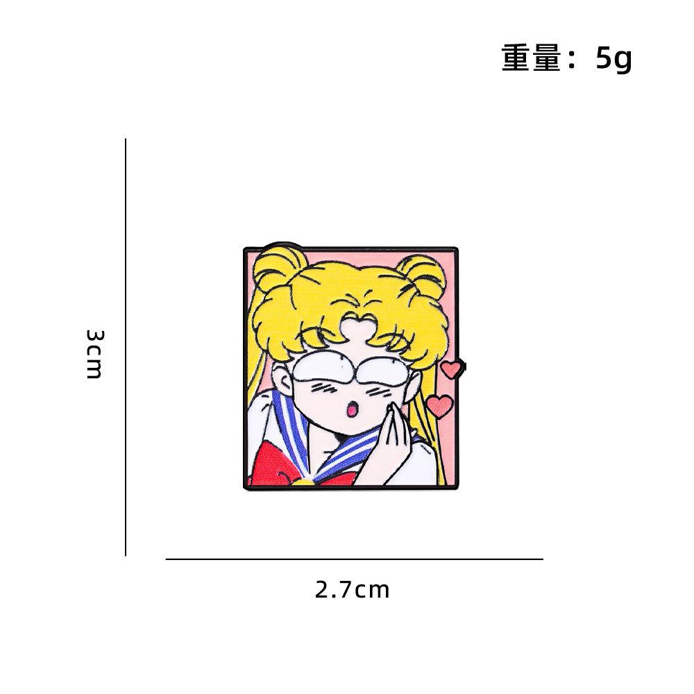 High Quality Manga Enamel Pin Anime Lapel Pins for Backpacks Cute Things Brooches Badges on Backpack Brooch for Clothes Jewelry