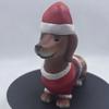 8Inch Christmas Dog Figurine Durable Resin Decoration For Mantels Display Holiday Gift Dog Lover