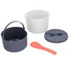PP Material Rice Steamer Pot 2L Microwave Cookware Set Rice Cooker Steamer  For Cooking Vegetables
