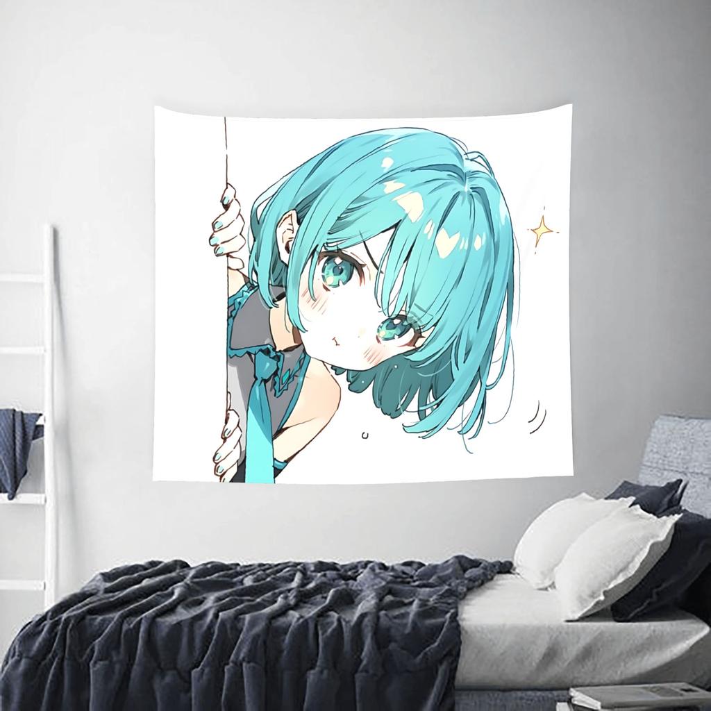 Cutecore Hatsune Miku Tapestry Room decoration Home Decoration Tapestry Decor Accessories Cute Room Decor