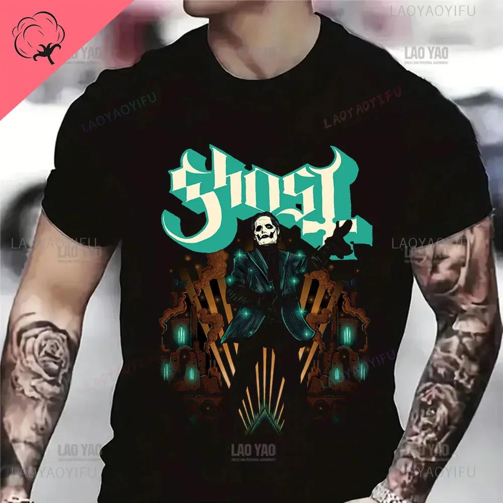 Ghost Bc - Prequelle Heavy Metal Band Casual Cotton Tshirt Printed Mens Clothes Vintage Fashion Streetwear Harajuku Top Tee