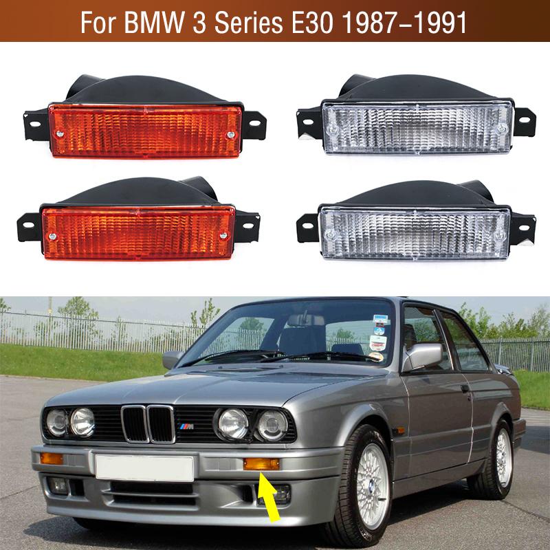

Для BMW 3 серии E30 1987 1988 1989 1990 1991 Передний бампер указатель поворота противотуманная фара без лампочки 63131380965 63131380966