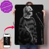 Kurt Cobain Personalisierte D Strukturierte Metallposter Wandkunst Vintage Blechschilder für Wohnzimmerdekorationen Innenzubehör