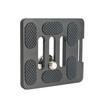 High Strength Aluminum Quick Release Plate With 3 Screw Mounting Channel And Anti Slip Feet For TY50X Tripods