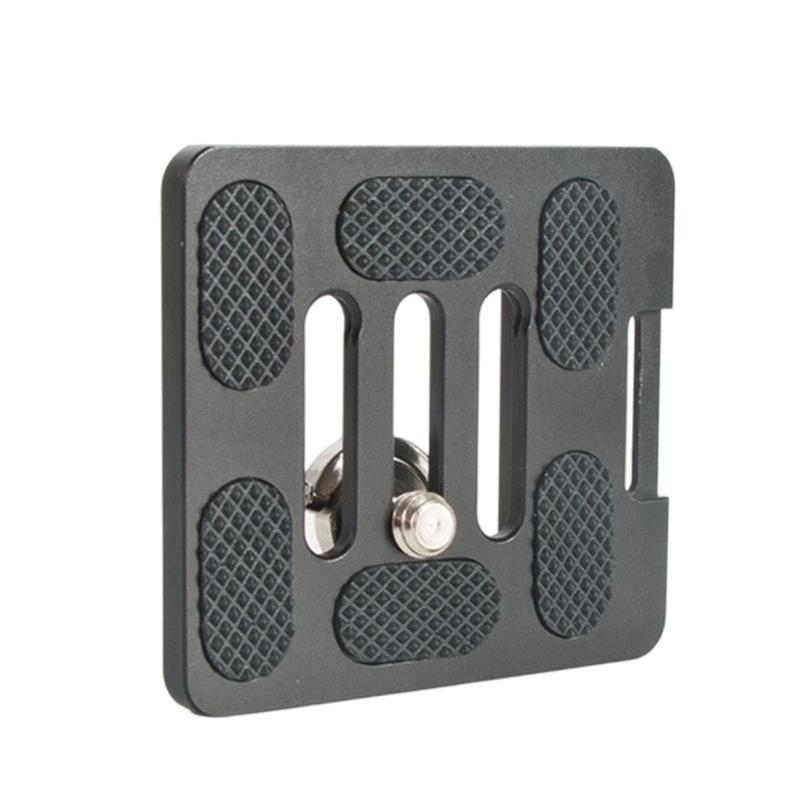 High Strength Aluminum Quick Release Plate With 3 Screw Mounting Channel And Anti Slip Feet For TY50X Tripods