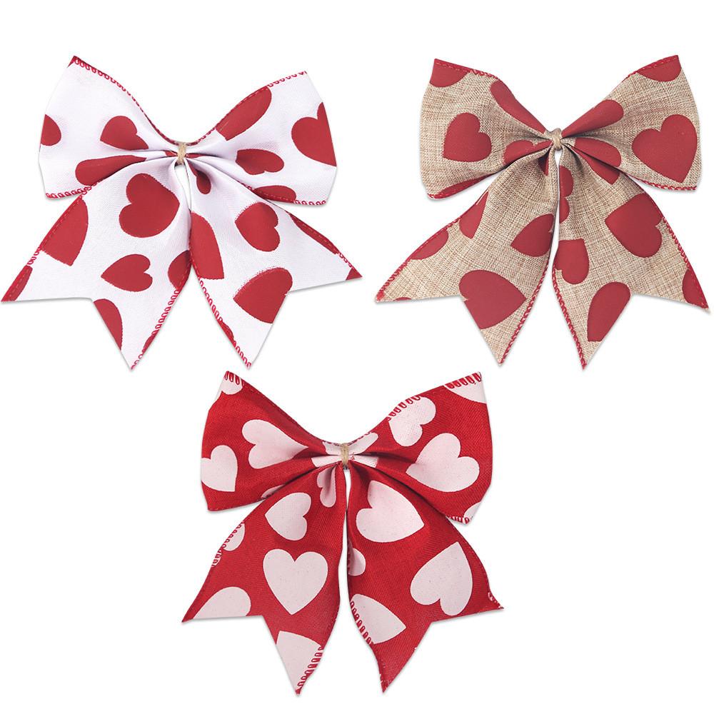 Heart Love Charming Bowknot Fabric Decorations For Special Occasions And Events
