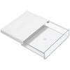 Storage Adhesive A4 Table Storage Storage Hidden No Drilling Strong for Office Small Remote Easy White Y-Step Under-Desk Drawer, Type, Compatible,