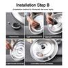 Durable 30-42cm Wok Pot Lid Universal Anti-scalding Frying Pan Cover Reusable Thickened Bowl Cover Restaurant Kitchenware