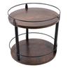 Organizer per Spezie Girevole Salvaspazio Legno Rotazione a 360 gradi Porta Spezie per Piano Cucina Mobile 2
