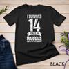 14th Wedding Anniversary Couples Husband Wife 14 Years T Shirt