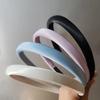 Fashion Solid Sponge Satin Slim Style Hairbands Sweetly Headbands for Women Girls Bezel for Party Gift Hair Bands Accessories