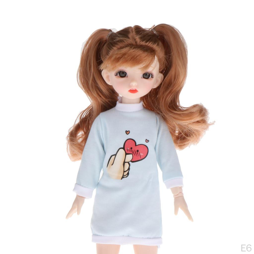 1 / 6 16 Ball Joints Girl Doll with Clothes