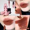 Whitening Matte Lip Mud Lip Gloss, Peach Pink Lipstick for a Natural Look, Silky Smooth, Matte, Soft Misty Finish, Non-Drying