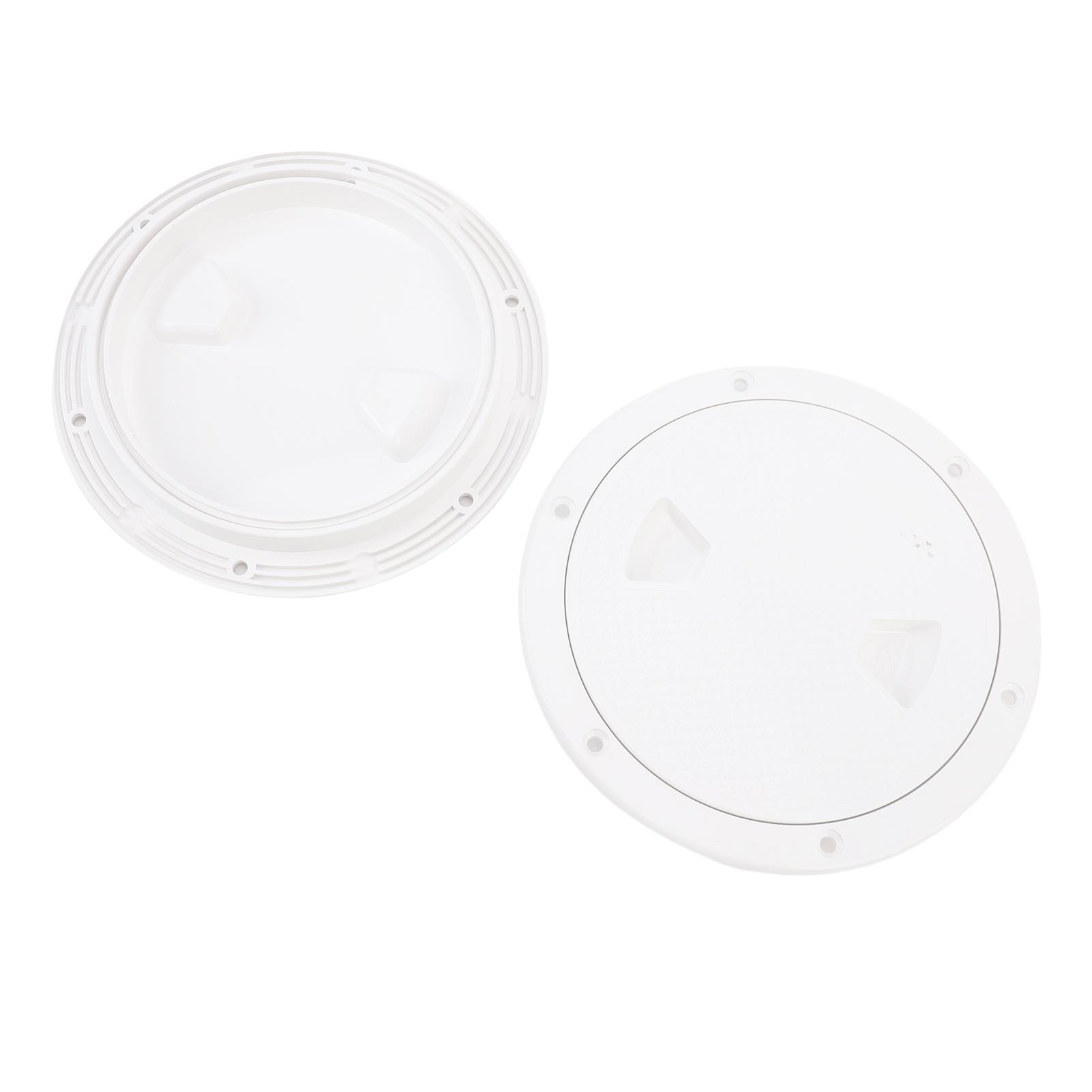 

2PCS 6 Inch Boat Round Inspection Deck Plate with Detachable Cover for Marine Yacht