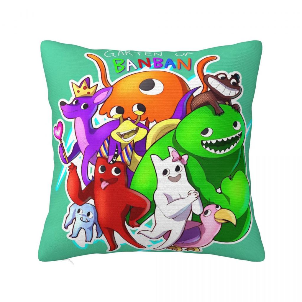 Garten Of Banban Group Cartoon Square Pillow Cases Jumbo Josh Cushion Cover Novelty Decorative Pillowcase For Seat 45X45Cm