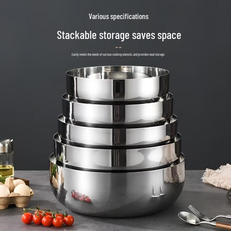 Chuanye 304 Stainless Steel Deep Mixing Bowl