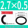 Durable Nitrile Rubber O-Ring, Wire Diameters 0.4-0.8mm, Waterproof & Wear-resistant Sealing Ring