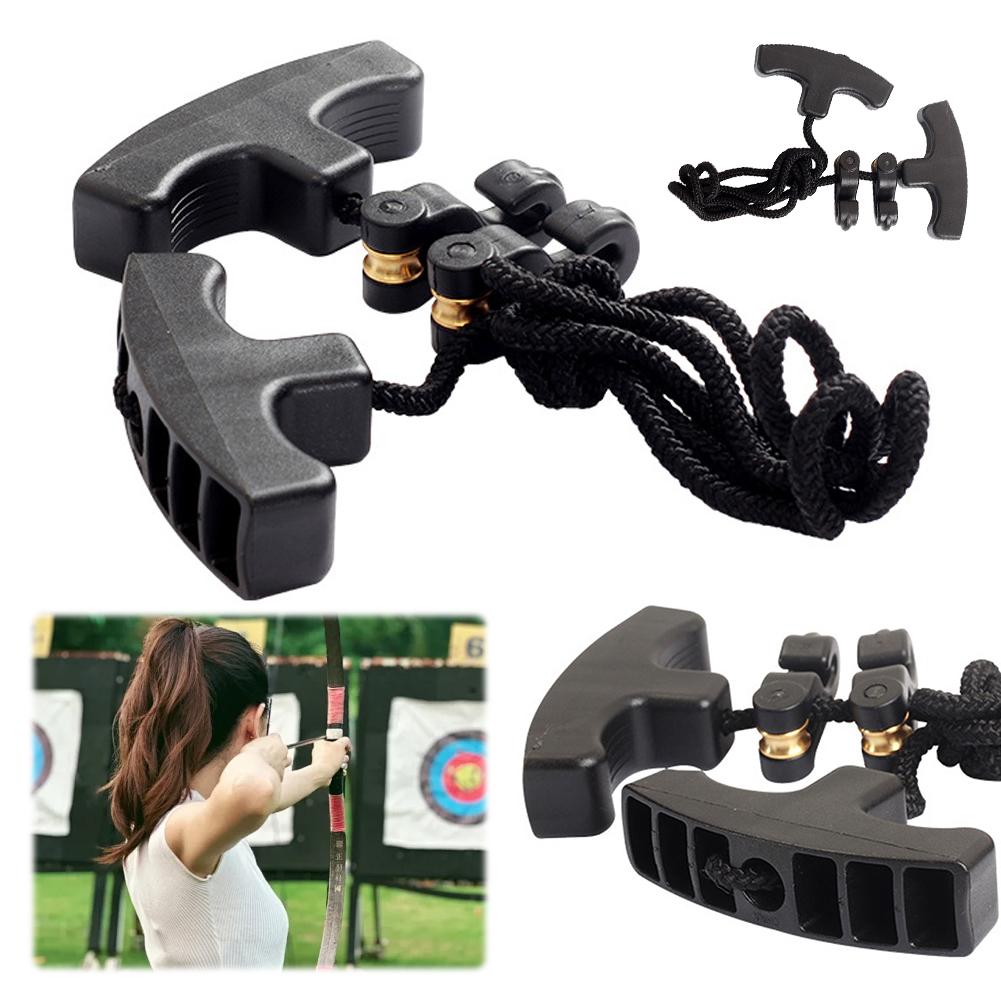 Crossbows Cocking Device Rope Cocker Heavy Duty Double Handle Strings Cocking Tool Rope Cocking Device Hunting Accessories