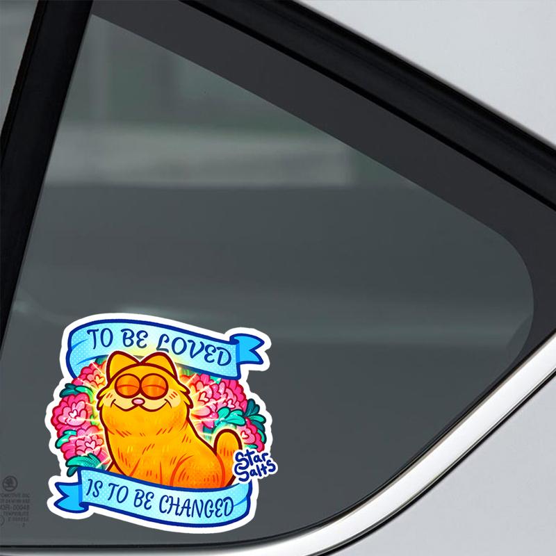 Well Loved Garfield Sticker Car Stickers Funny Creative Waterproof Vinyl Decal Motorcycle Decorative Accessories