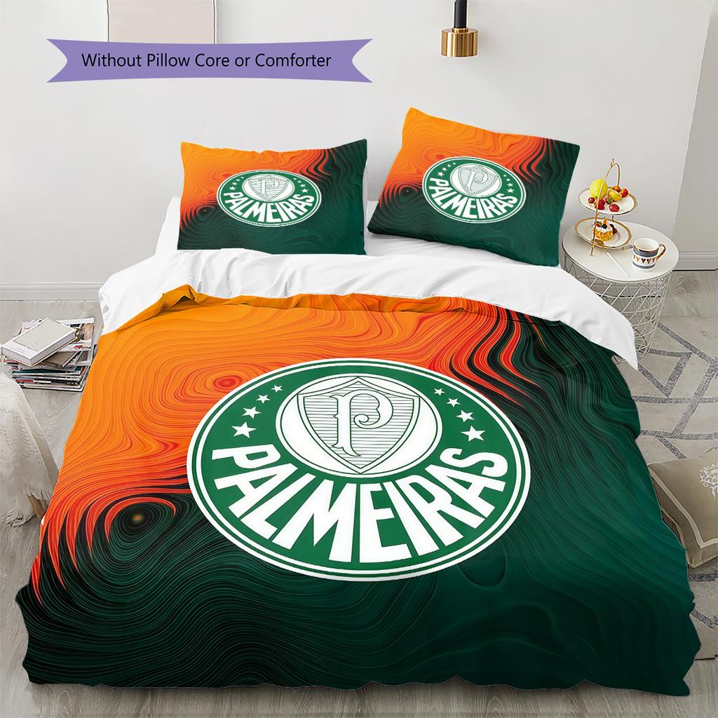 SE Palmeiras2 Pattern Bedding Quilt Set Home Decoration Gift (1 * duvet cover + 2 * pillowcase without core)