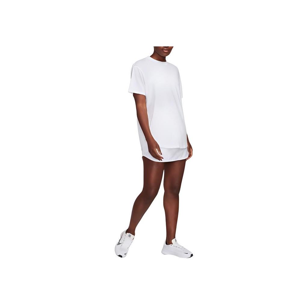 Nike Skin-Friendly Comfortable Breathable Short Sleeve T-Shirt Women Tops White FN2815-100
