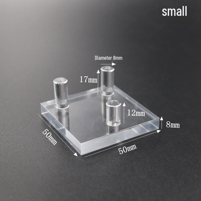 Clear Acrylic Mineral Display Stand for Crystals and Stones
