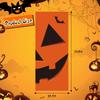 IMISHM Halloween Pumpkin Door Covers Halloween Door Decorations Halloween Door Banner Halloween Decorations for Front Door Halloween Porch Sign for