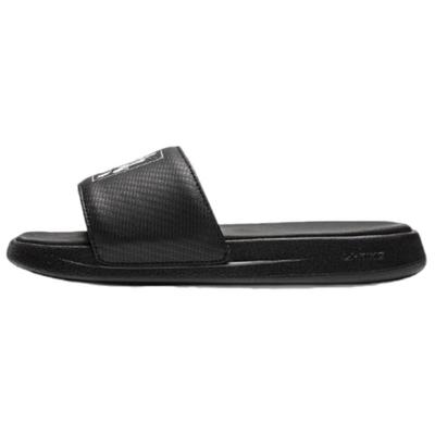 Papuci Li Ning LN Versatili Casual Respirabili Ușori Durabili Antiderapanți Sandale Glisante Încălțăminte Bărbați Negru Alb AGAU007-1