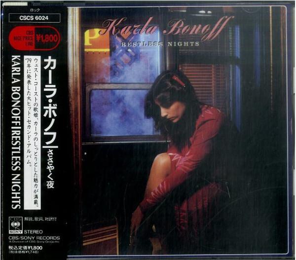 

CD KARLA BONOFF - Restless Nights CSCS6024 CBS/Sony 1990 Japan Rock Used