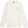 Puma Better Sportswear Solid Color Crew Neck Long Sleeve Sweatshirt Men Sweatshirt White 676063-99