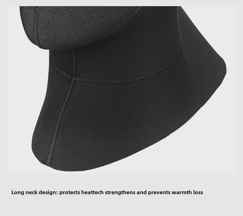 OUZO 5mm Diving Hood: Thickened Cold-Proof Snorkeling & Surfing Cap for Winter Swimming