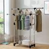 Miflame Adjustable Mobile Floor Drying Rack