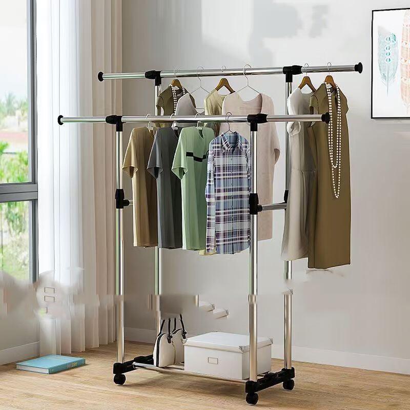 Miflame Adjustable Mobile Floor Drying Rack