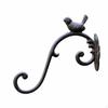 Cast Metal Avian Hook Leaf Details Rustic Bird Wall Rack Ornate Vintage for Entryway,