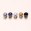 10pcs Imitation Pearl Pearl Button Pins Fixed Pin Button Brooch Pins  For Clothes Decor