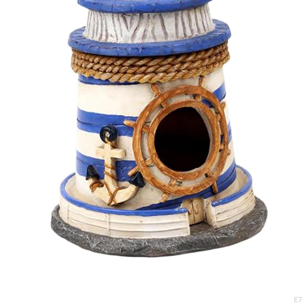Hand Painted Hanging Sparrow Nest Box for