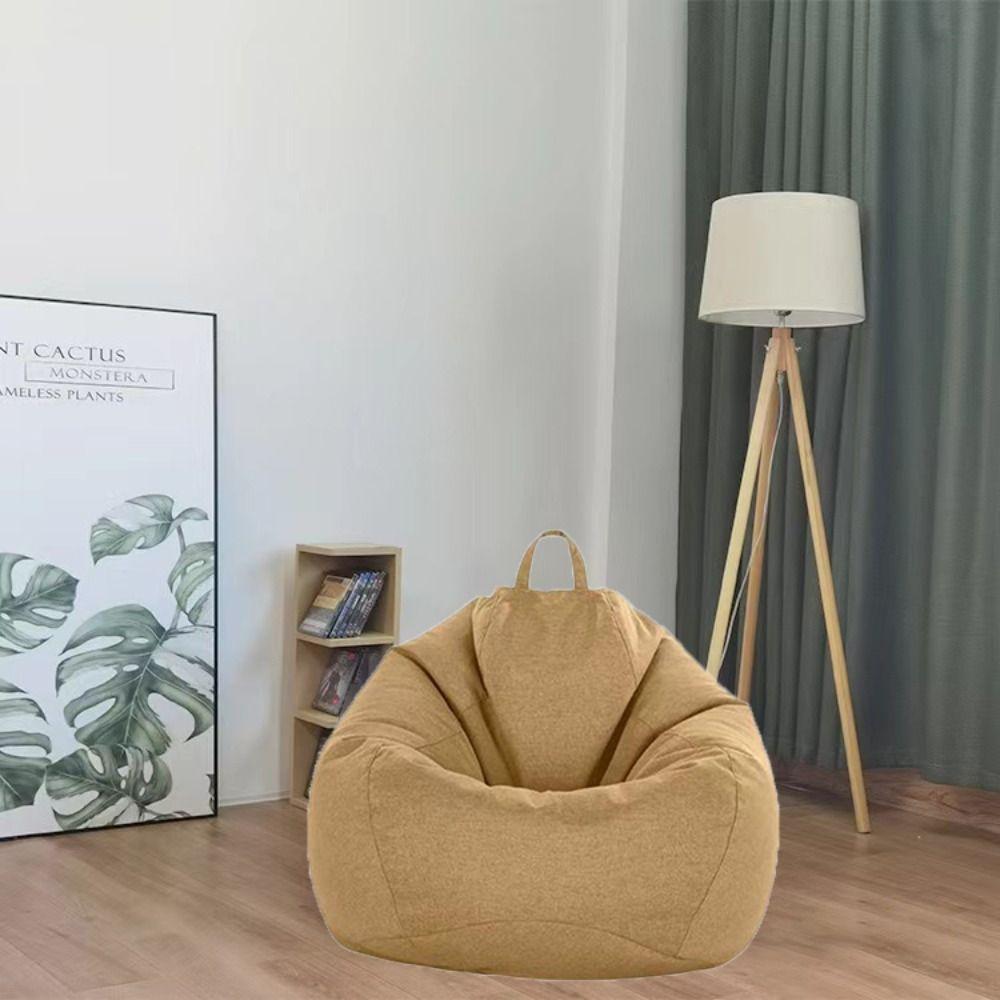 Removable Bean Bag Chair Sofa Cover Comfortable Puff Couch Cover Lazy Sofa Cover  Bedroom