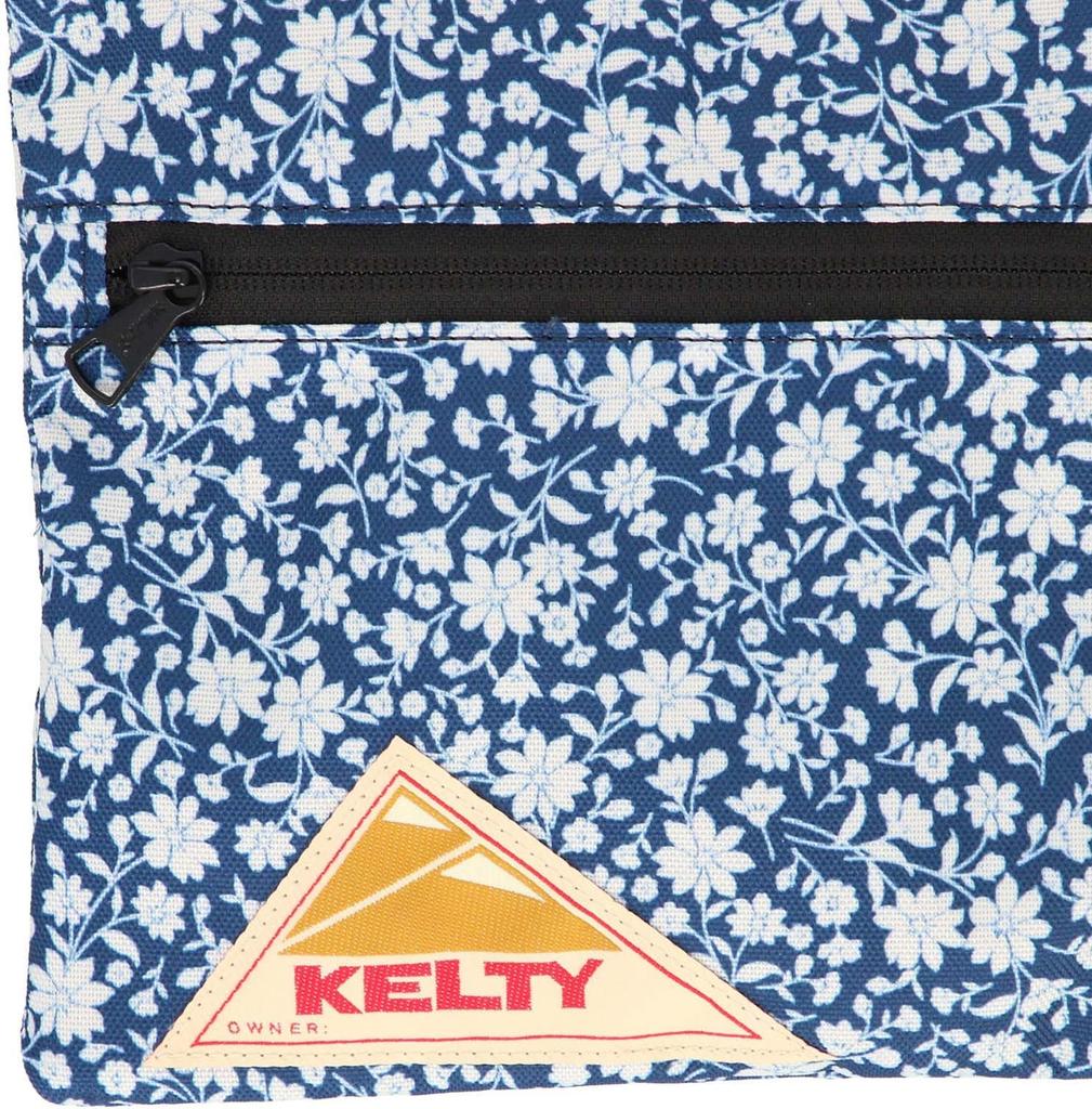 KELTY DP FLAT POUCH SM Shoulder Bag, Blue Flower, 32592427