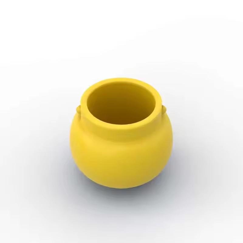 50g MOC-Compatible Building Blocks: Honey Pot Ceramic Props (98374) Standard