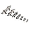 Stainless Steel Heavy Duty Locking Device Aircraft Wire Cord Double Clamp Buckle