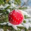 100Pcs Ball Caps Decorative Christmas Hanging Balls DIY Kit Creative Pendant Holder Tree Balls Accessories Ball Pendants Caps