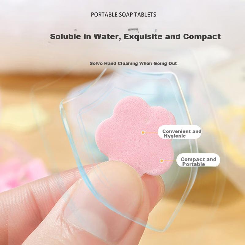 Etravel Disposable Soap Sheets Travel Portable Hand Soap Paper for Students And Children, 3-Box Pack