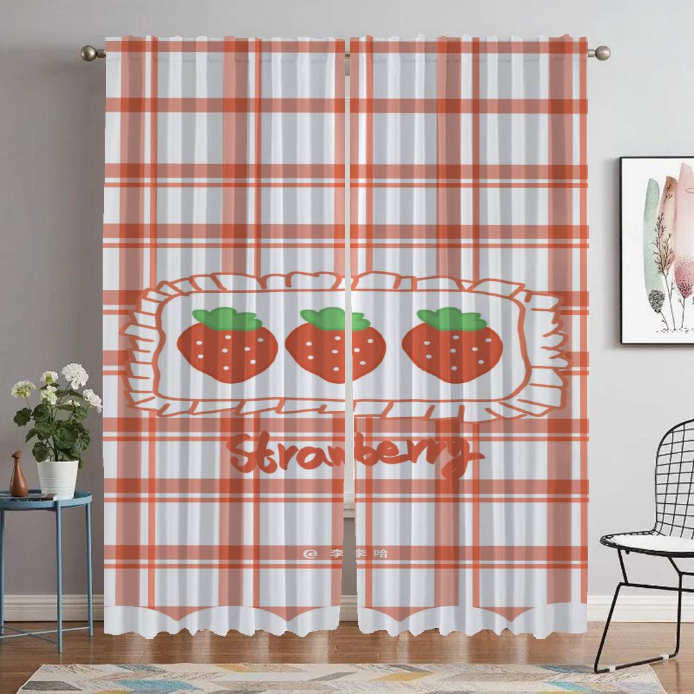 

Друзья ТВ-шоу Окно Шторы для комнаты 2 Панельные перегородки Шторы для кухни Украшение на Хэллоуин Домашний интерьер Шторы W50xH70cmx2pcs-CL