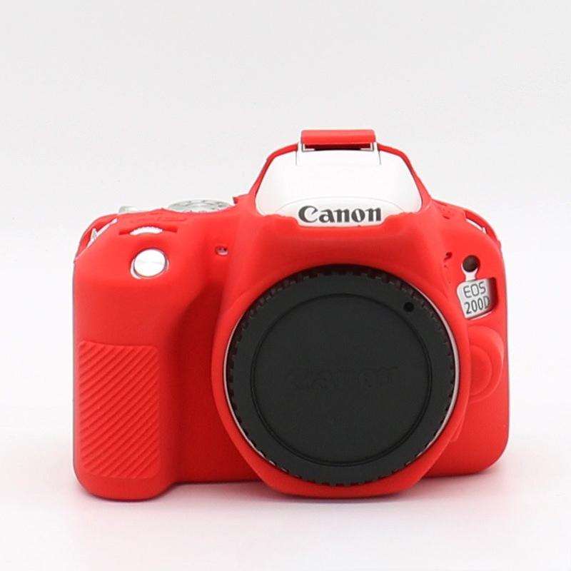 Silicone Case for Canon EOS 200D Camera - DSLR Bag & Protective Silicone Cover for 200D