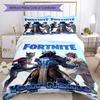 Fortnite Customizable Name Bed Sheet Set Suitable for Study room Breathable Duvet Cover Custom Room Decor Birthday/Christmas Gift Idea