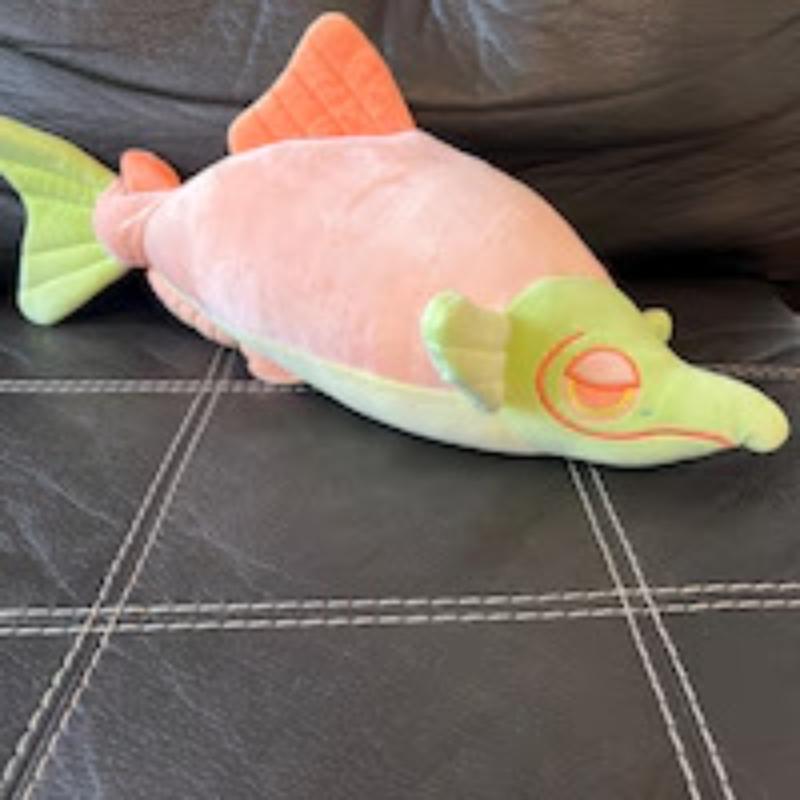 

Новая детская игрушка Модный мягкий плюшевый лосось 50cm