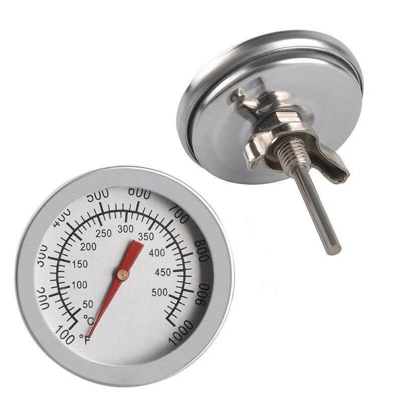 50-500C Stahl BBQ Barbecue Smoker Grill Thermometer Temperaturanzeige