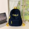 Tide Brand Schoolbag Female Junior High School Student Retro Large-capacity Leisure Junior High School Student Backpack Lightweight Computer Backpack