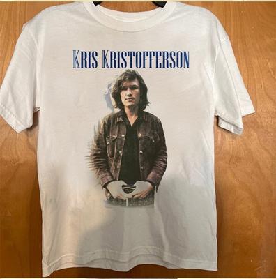 Nueva Kris Kristofferson El Diablo de la Lengua Plateada y Yo Regalo Para Fans Camiseta Unisex S-5XL Unisex