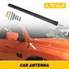 6.75" Black Universal Car Auto FM AM Radio Rubber Antenna Aerial Aluminum Alloy
